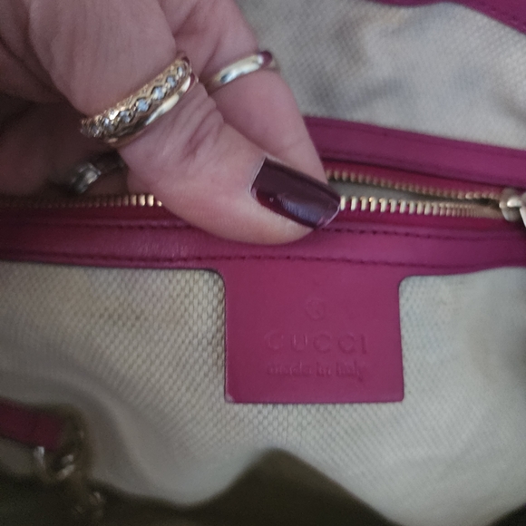 Gucci Pink Soho Leather Shoulder Bag - Picture 11 of 13